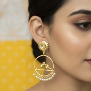 Ishvarya Birds Love Earrings
