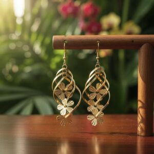 Ishvarya Flora Droplet Earrings