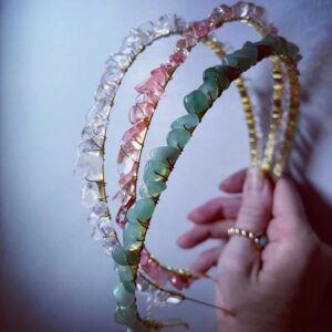 Elastic Crystal Studded Hair Band