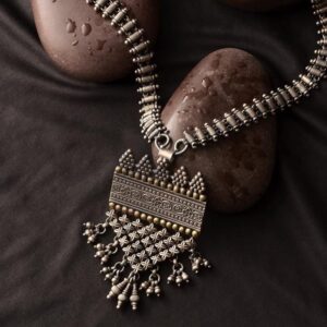 Antique Oxidized Tribal Necklace